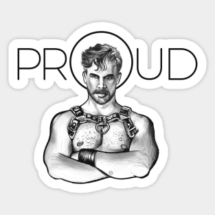 PROUD (rework 2023 black transparent) Sticker